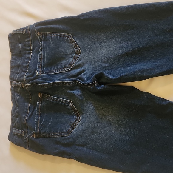 Vintage Y2K Refuge Dark Blue Distressed Skinny Jeans Women's Size 2 - Picture 11 of 16